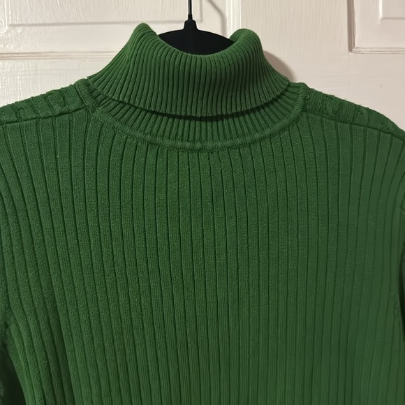 Evan Picone Women's Cable Knit Sweater Green Size Large - Picture 7 of 10